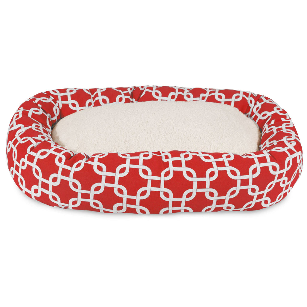 Links Sherpa Bagel Dog Bed