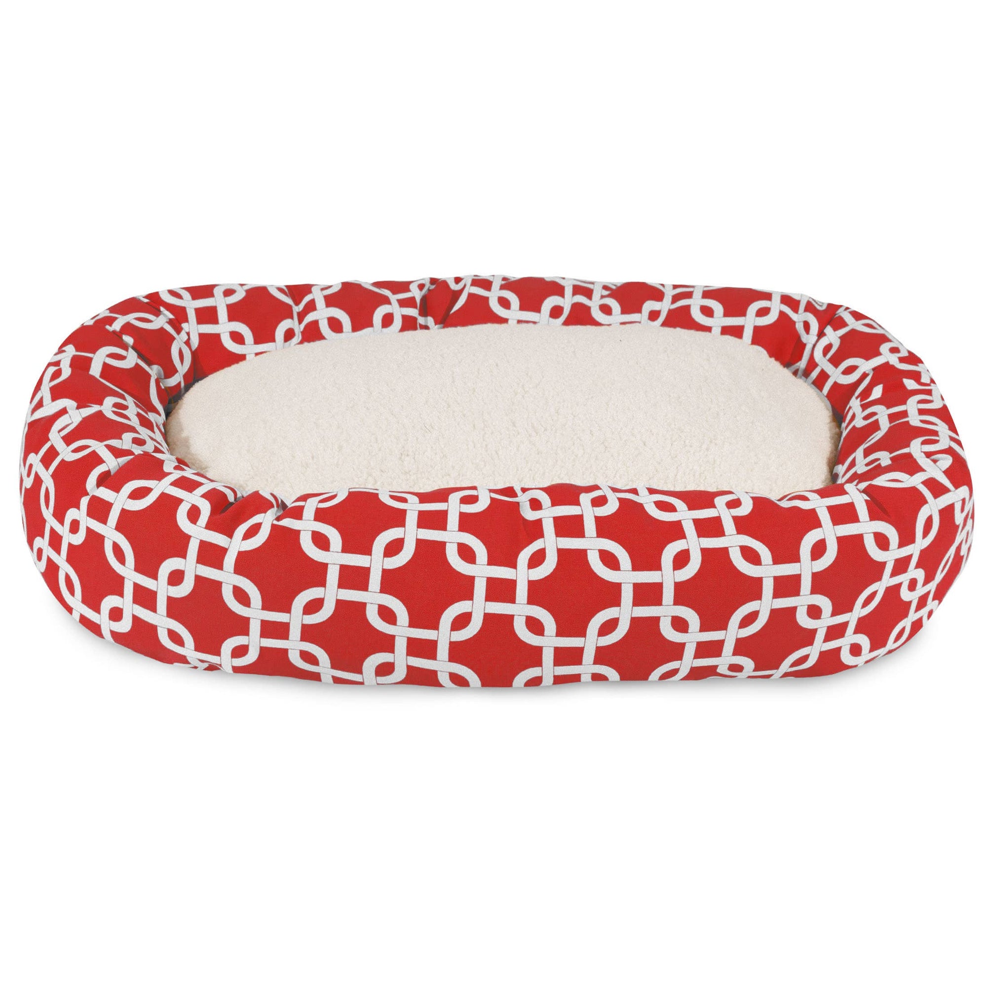 Links Sherpa Bagel Dog Bed