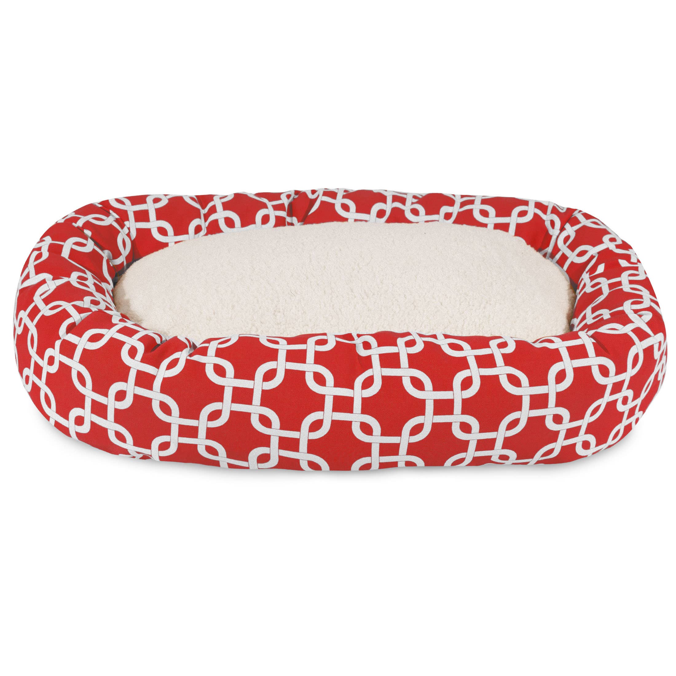 Links Sherpa Bagel Dog Bed