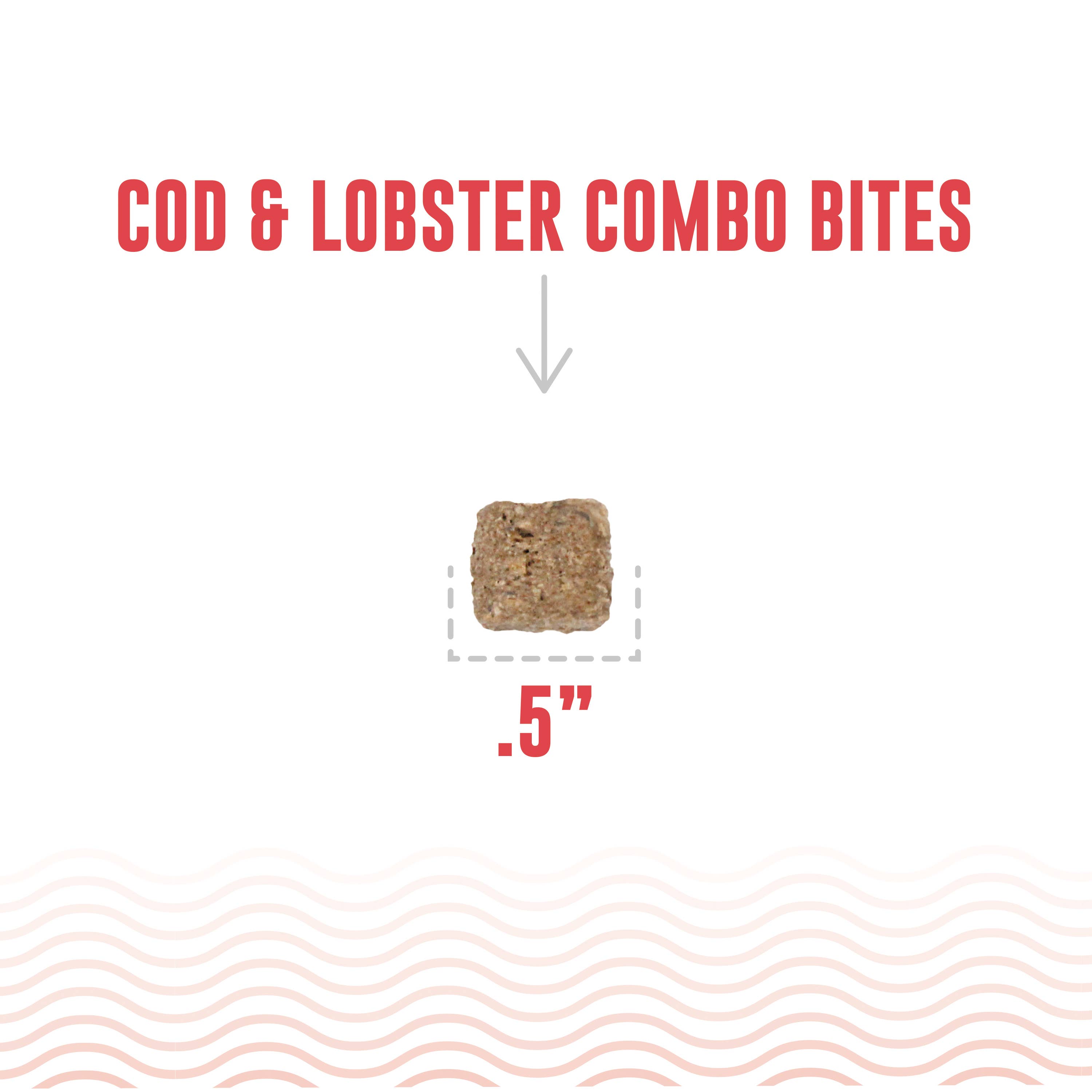 Icelandic+ Cod & Lobster Combo Bites Fish Dog Treat 3.0-oz