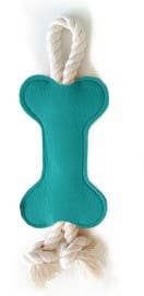 Hitch and Bone Teal Rope Toy