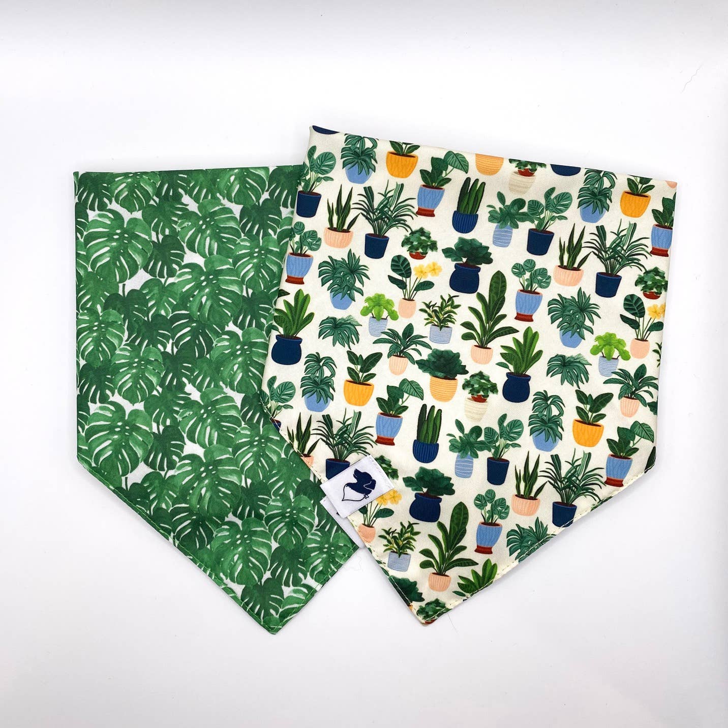 House Plant Tie On Dog Bandana