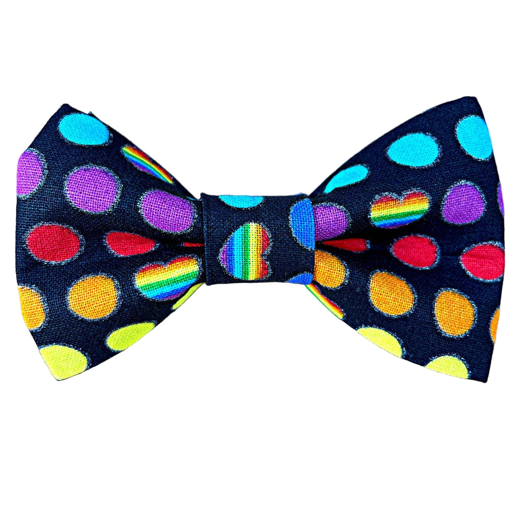 Pride Polka Dots Bow Tie