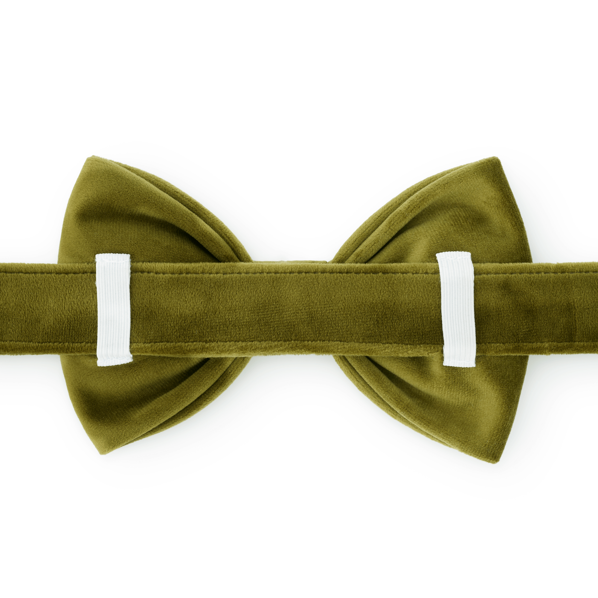 Moss Velvet Dog Bow Tie