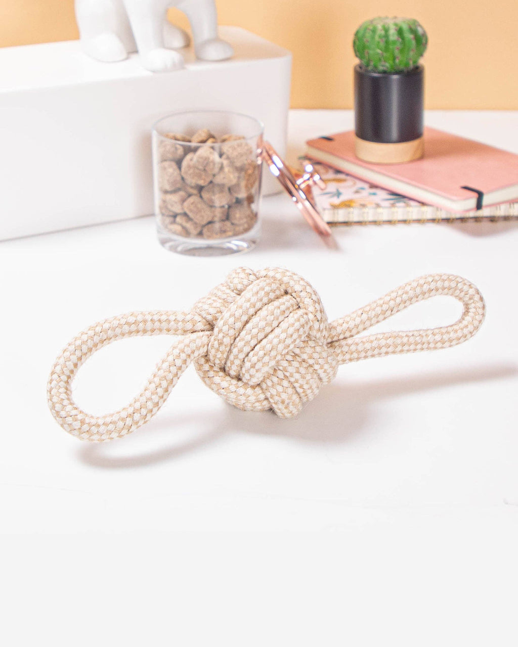 Hemp Rope Toy - Ball With 2 Handles