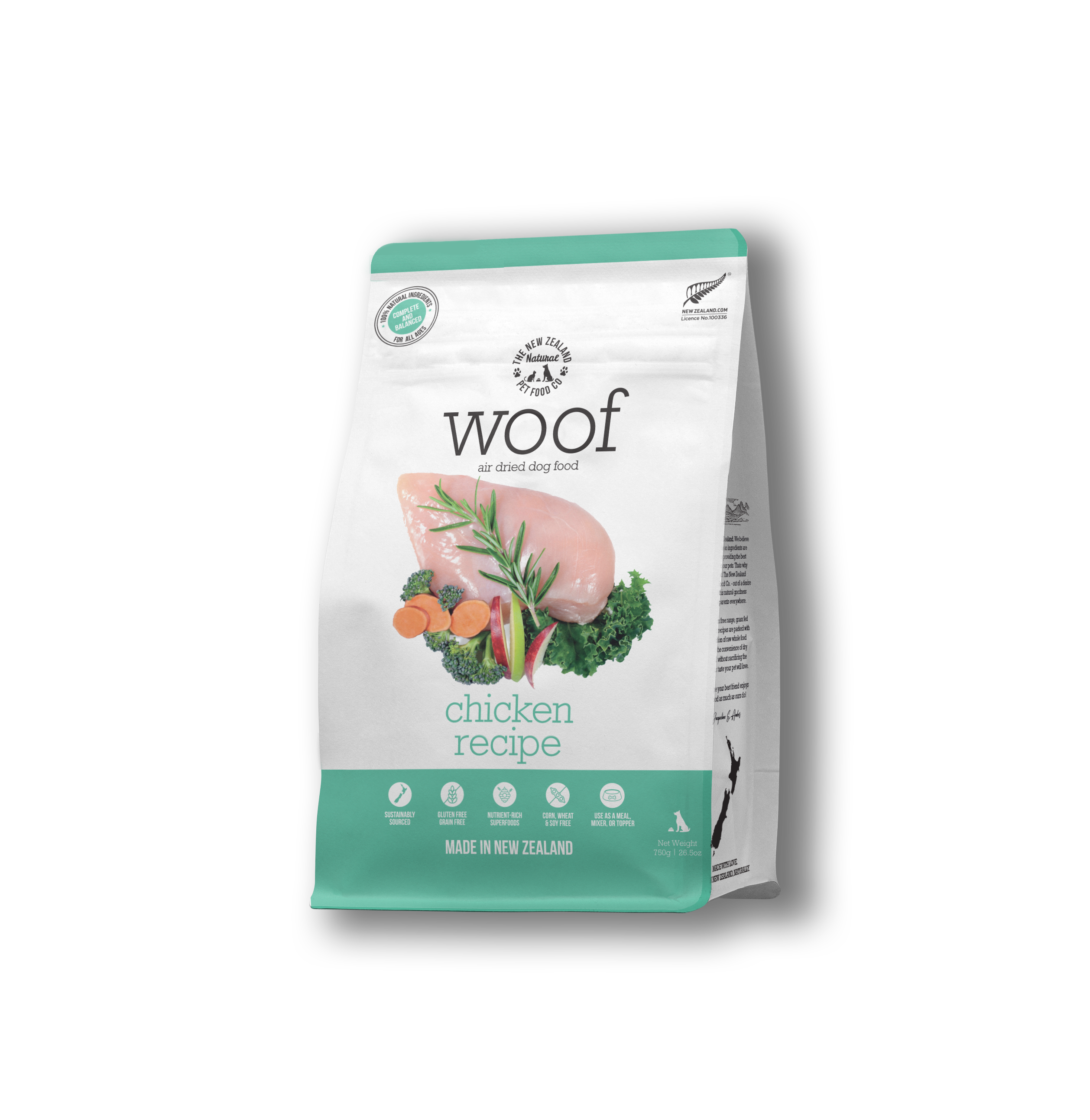 Woof Chicken Air Dried Dog Food
