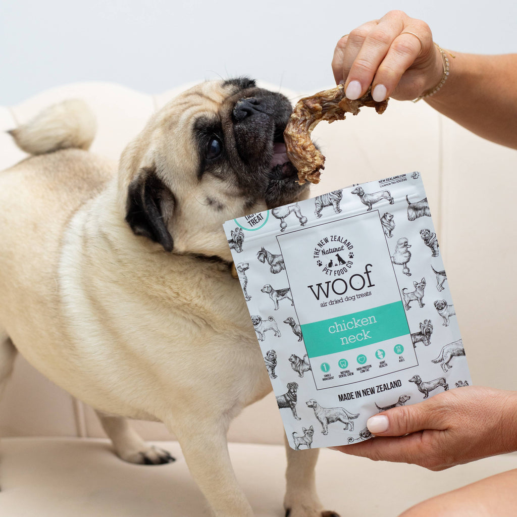 WOOF Chicken Neck Air Dried Treat 1.76oz