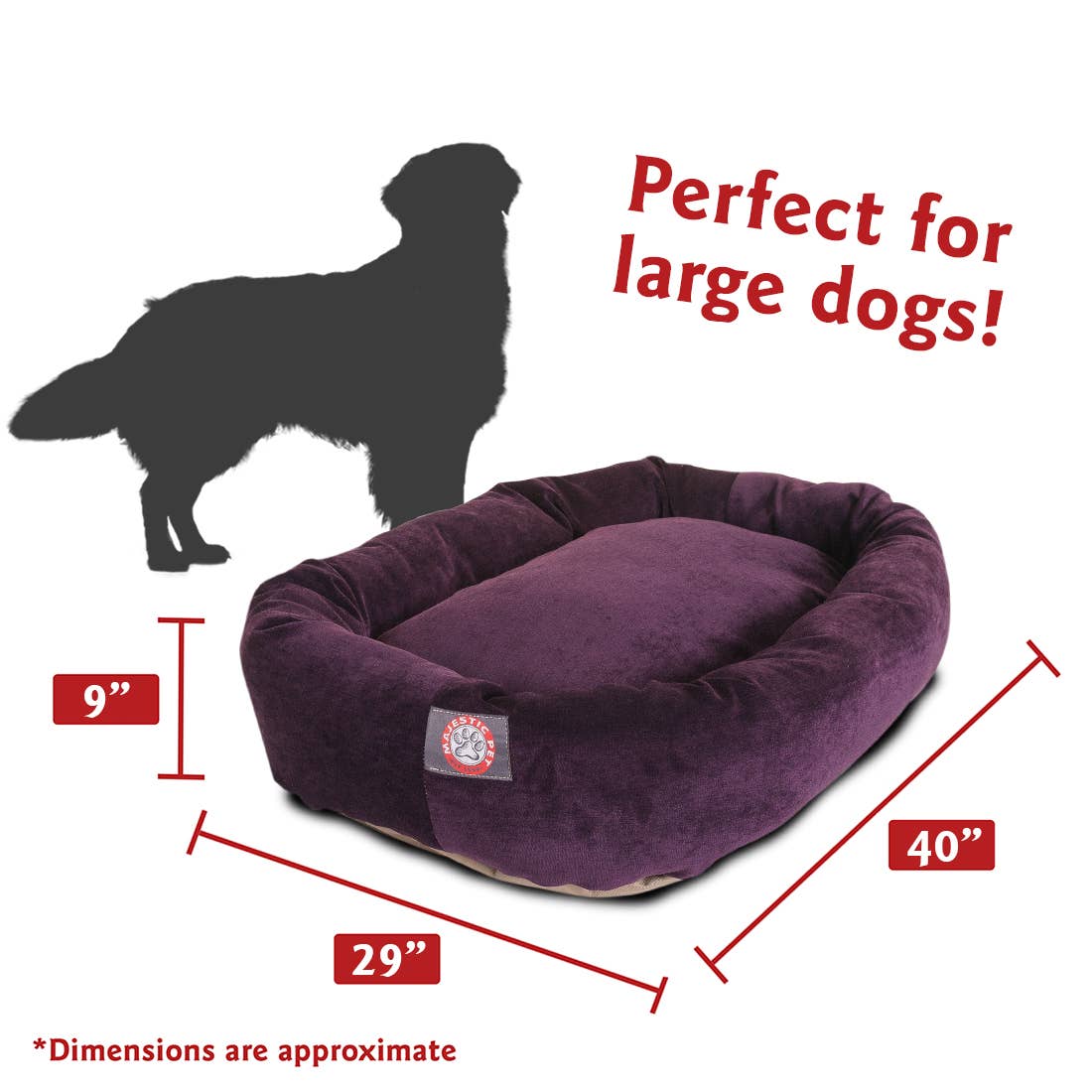 Villa Bagel Dog Bed