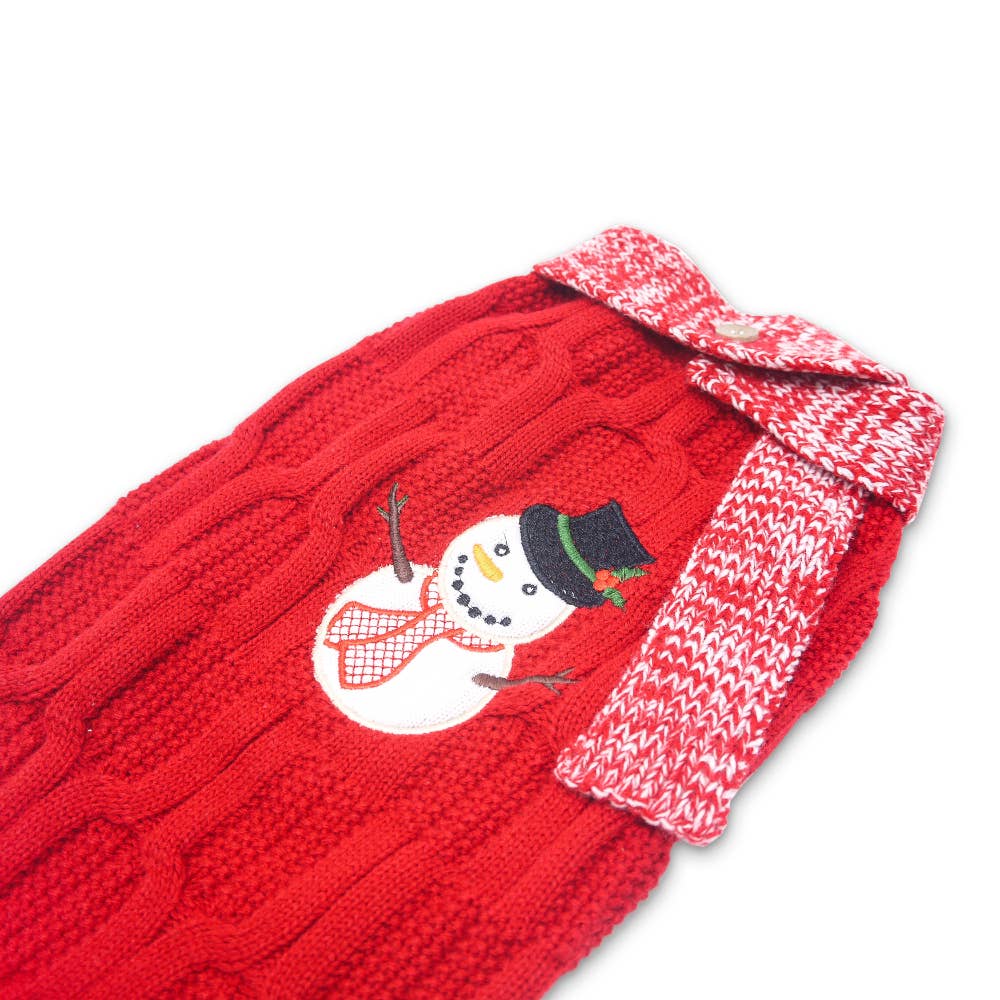 Snowmen Scarf Sweater