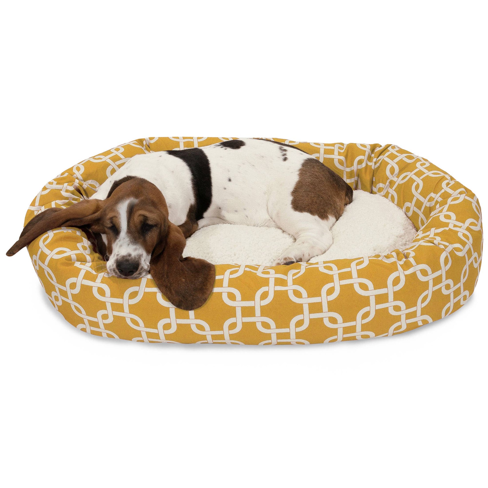 Links Sherpa Bagel Dog Bed