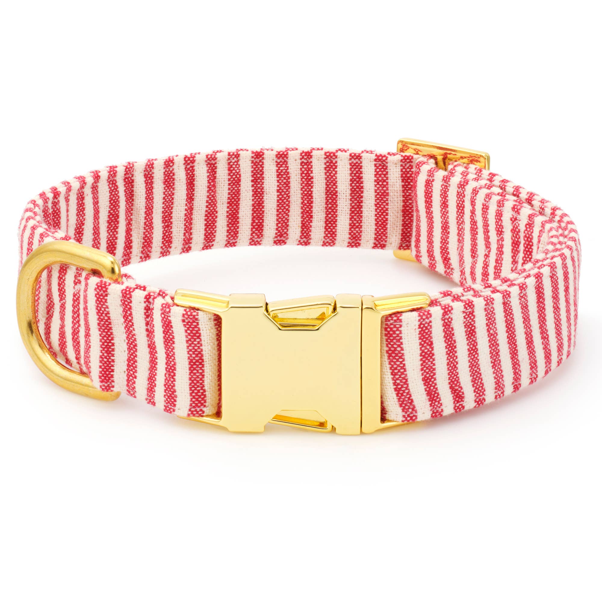 Red Stripe Dog Collar