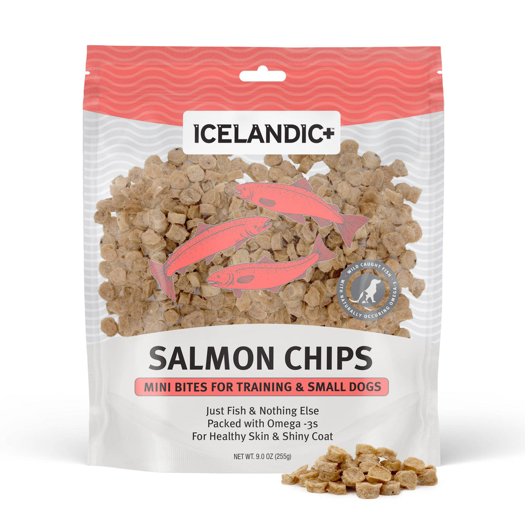 Icelandic+ Salmon Mini Fish Chips Dog Treats