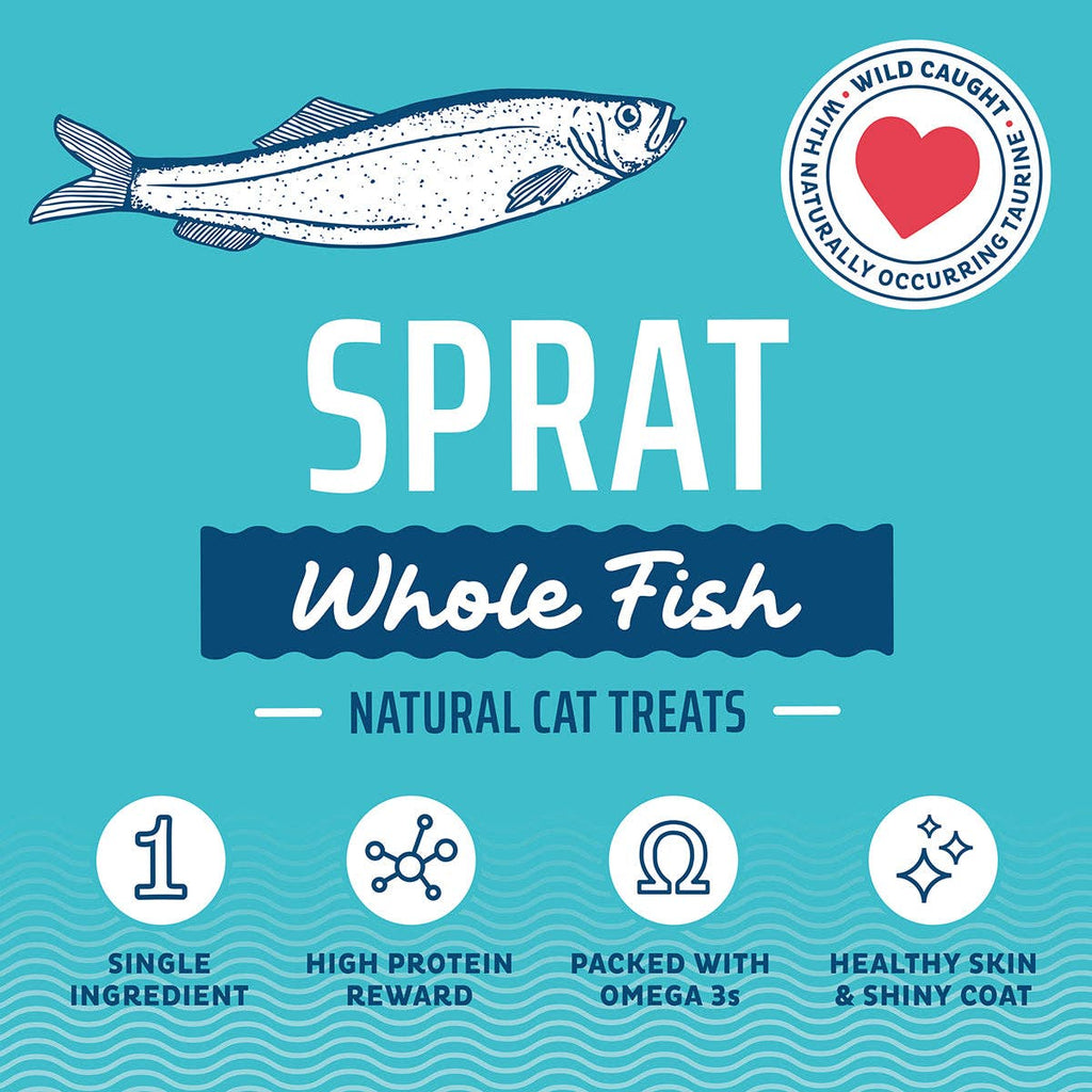 Sprat Whole Fish Cat Treats