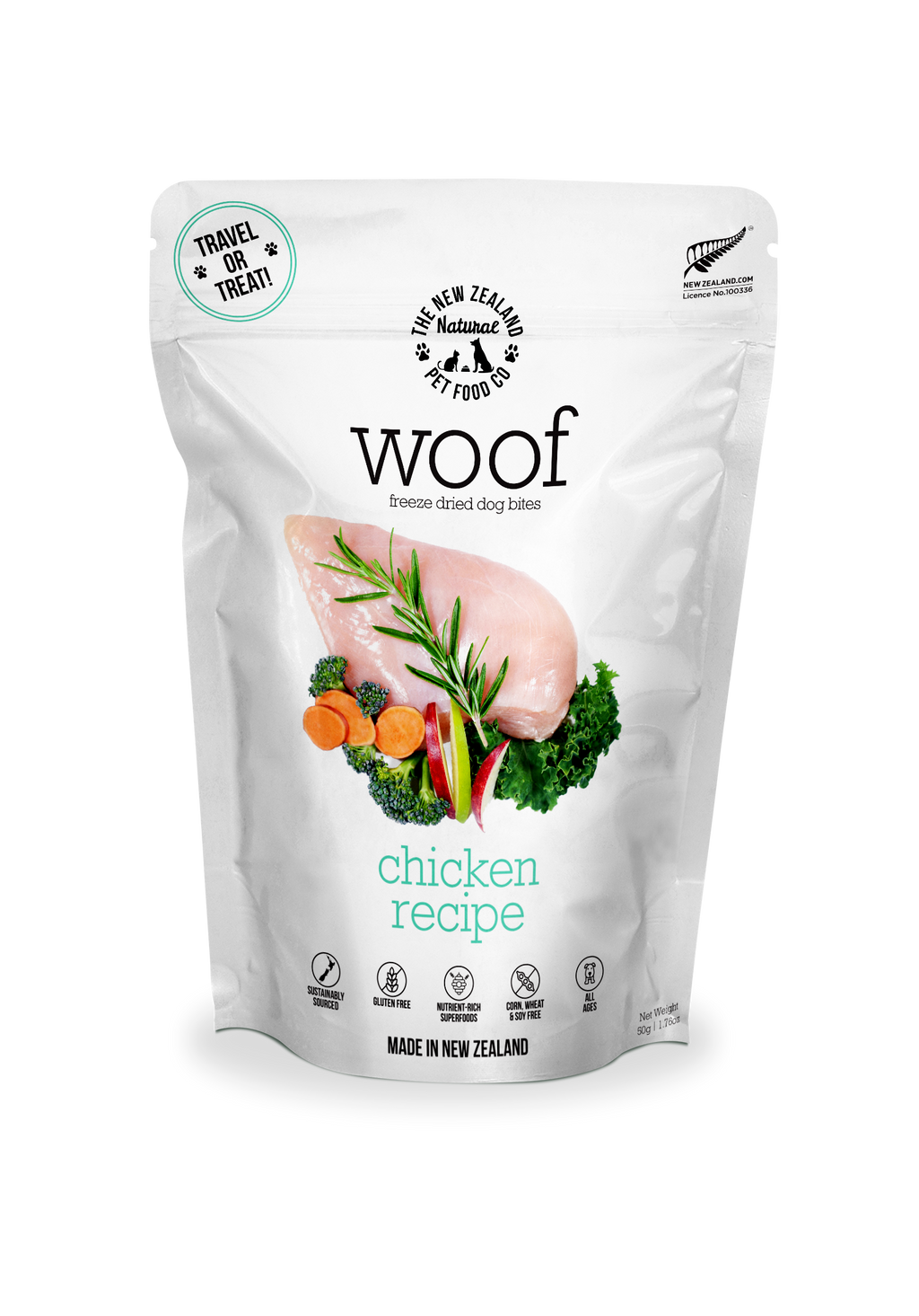 Woof Chicken Freeze Dried Dog Food