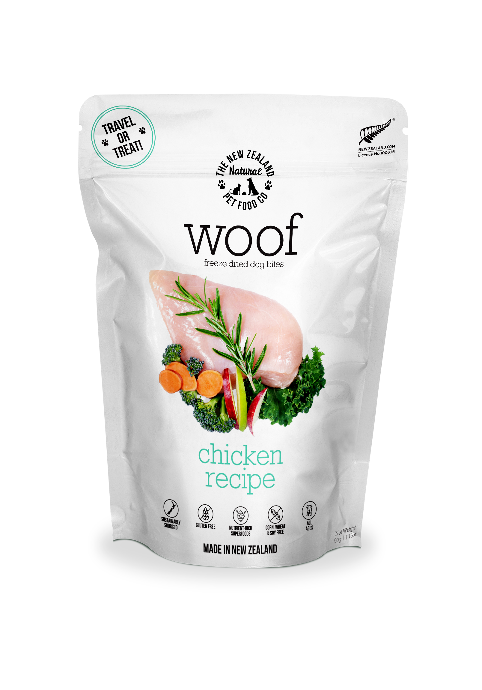 Woof Chicken Freeze Dried Dog Food