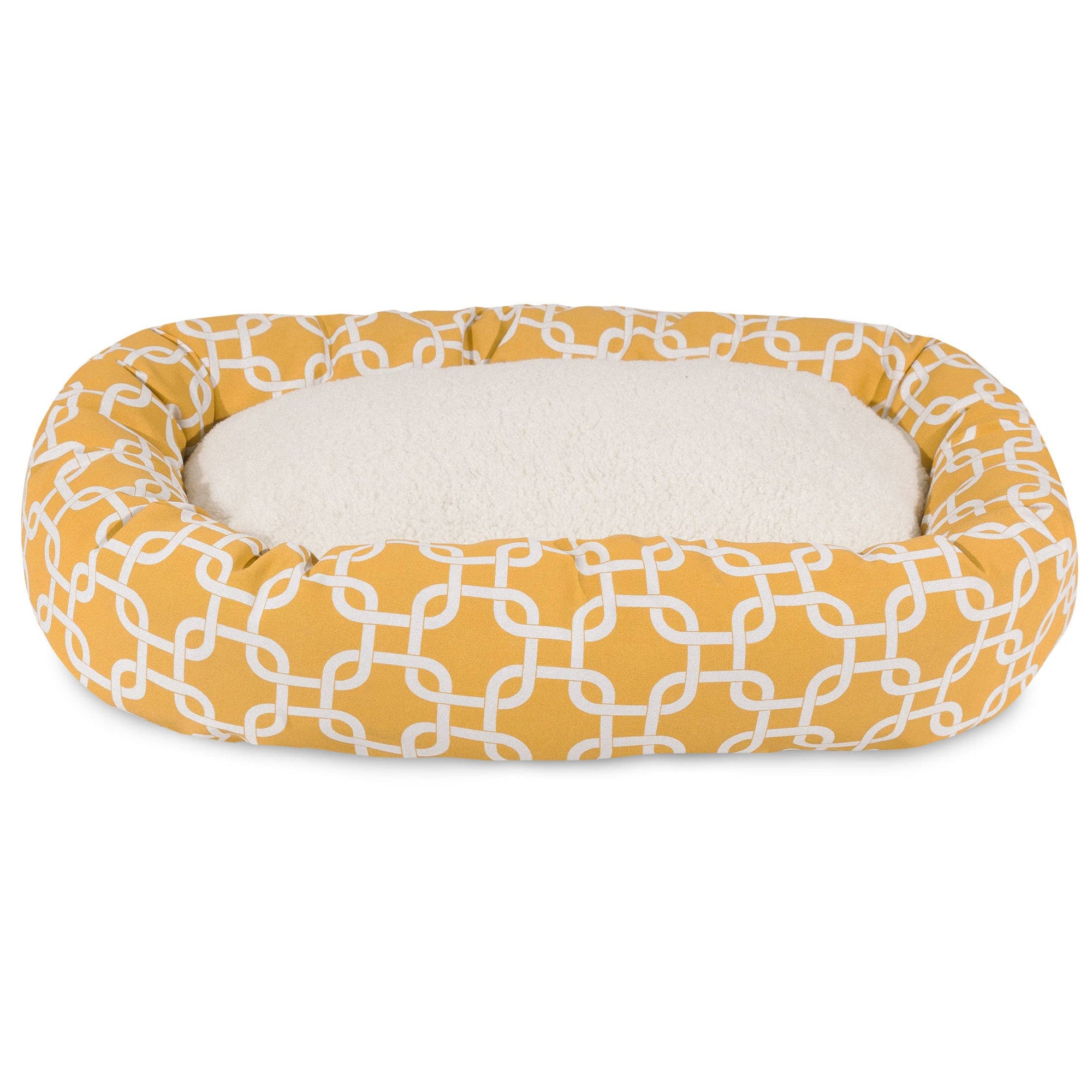 Links Sherpa Bagel Dog Bed