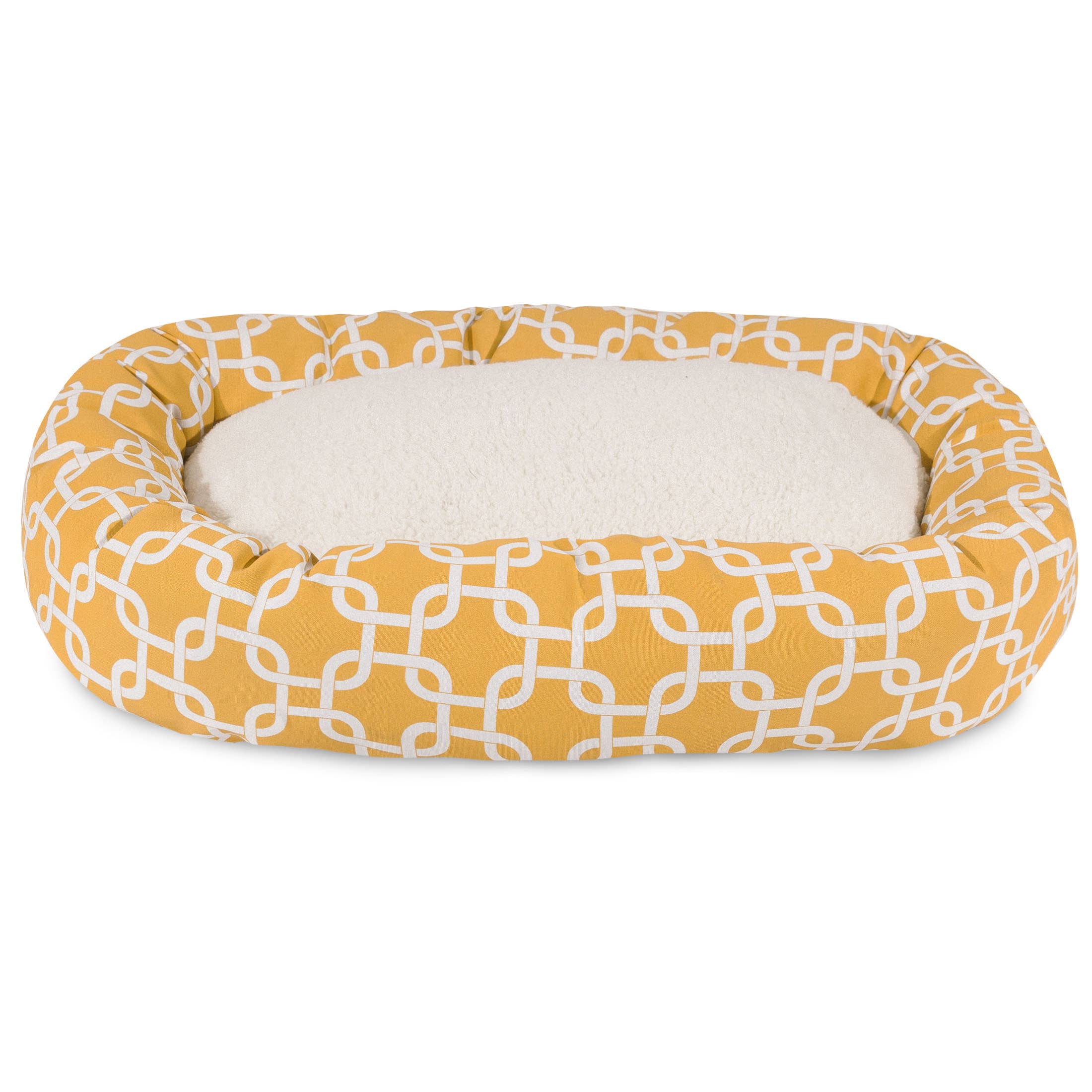 Links Sherpa Bagel Dog Bed