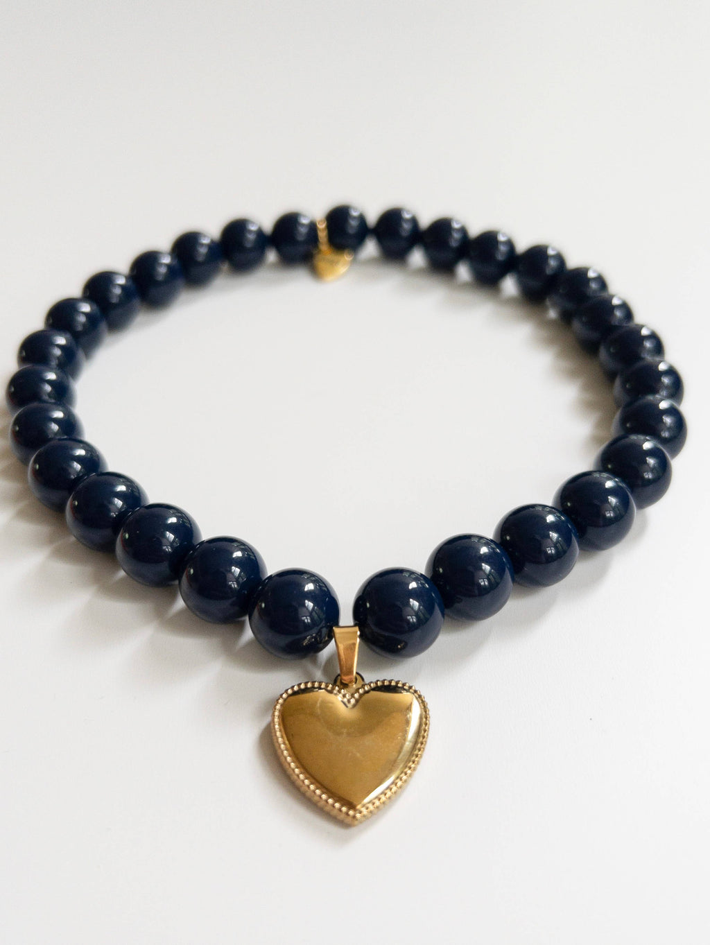Pretty Navy Skinny Necklace