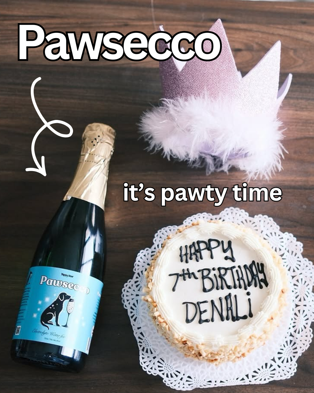 Pawsecco Dog Prosecco 375mL | 6ct | Electrolyte
