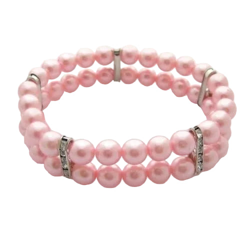 2 Row Pretty Pearl Choker Necklace