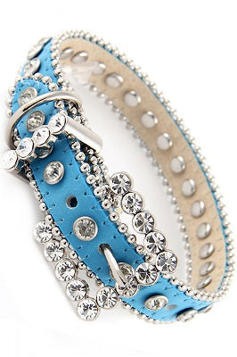 Jeweled Collar Blue