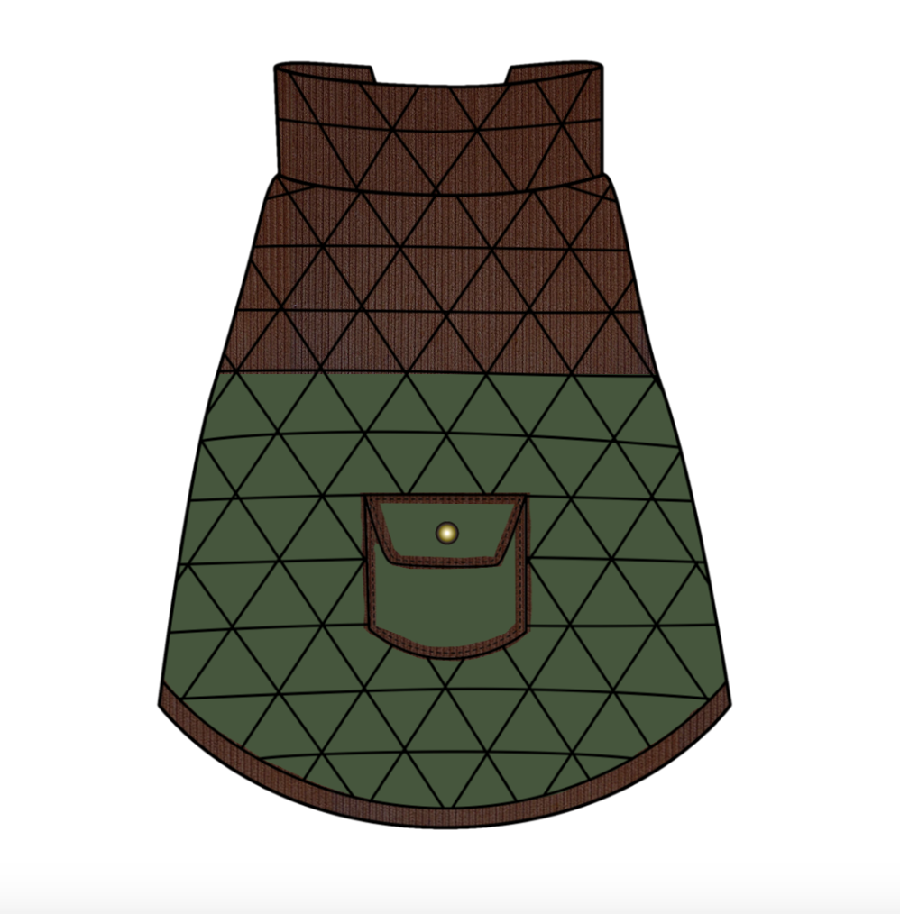 Olive Reversible Dog