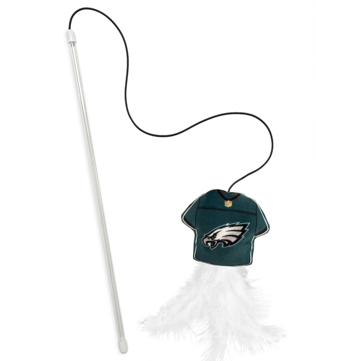 PHILADELPHIA EAGLES TEAM JERSEY WAND WITH CAT NIP
