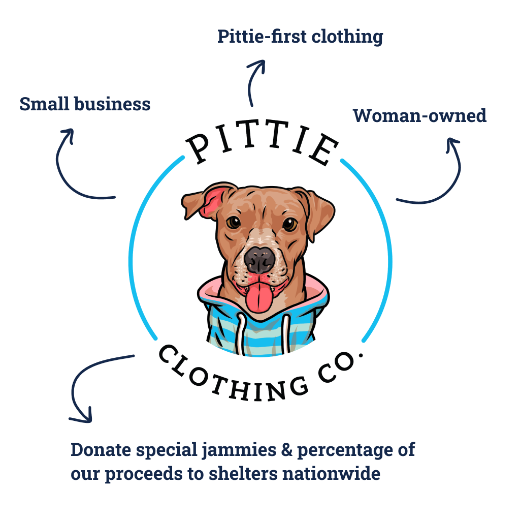 Blue Pitbull Pajamas