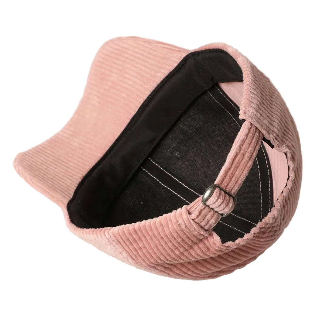 Cat Mom Chenille Patch Corduroy Baseball Cap