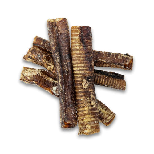12" Beef Trachea Dog Treat - Natural Dog Chews (5/Bag)