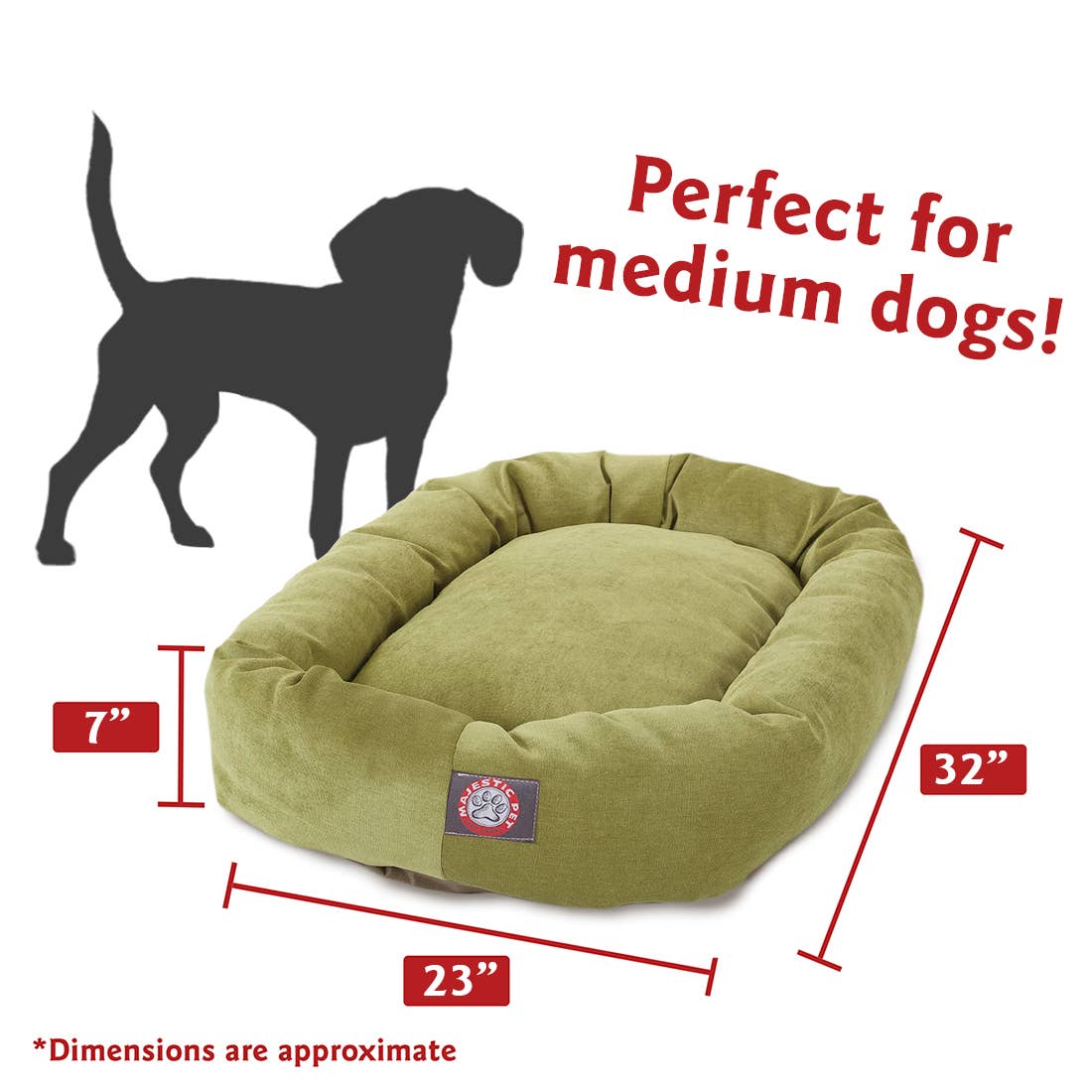 Villa Bagel Dog Bed