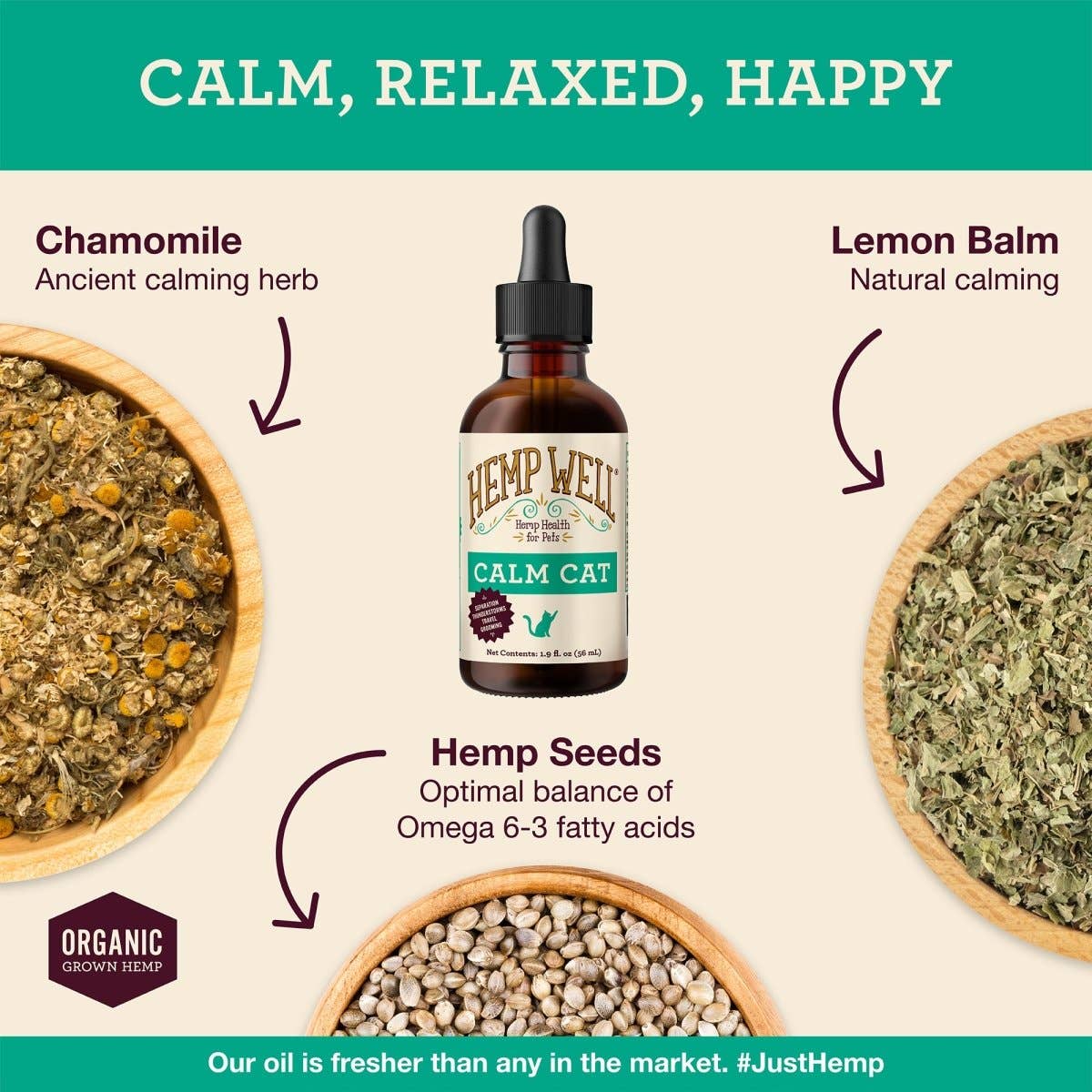 Hemp Well Calm Cat - 2 ounce