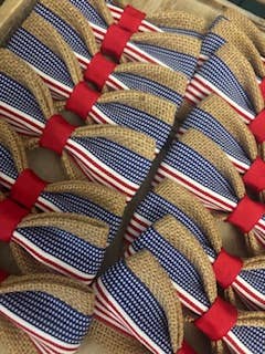 American Flag Bow Tie