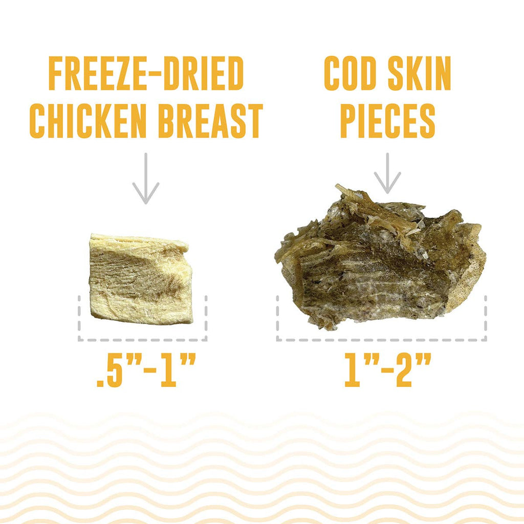 Icelandic+ Land & Sea Cod Skin Freeze-Dried Chickn Dog Treat