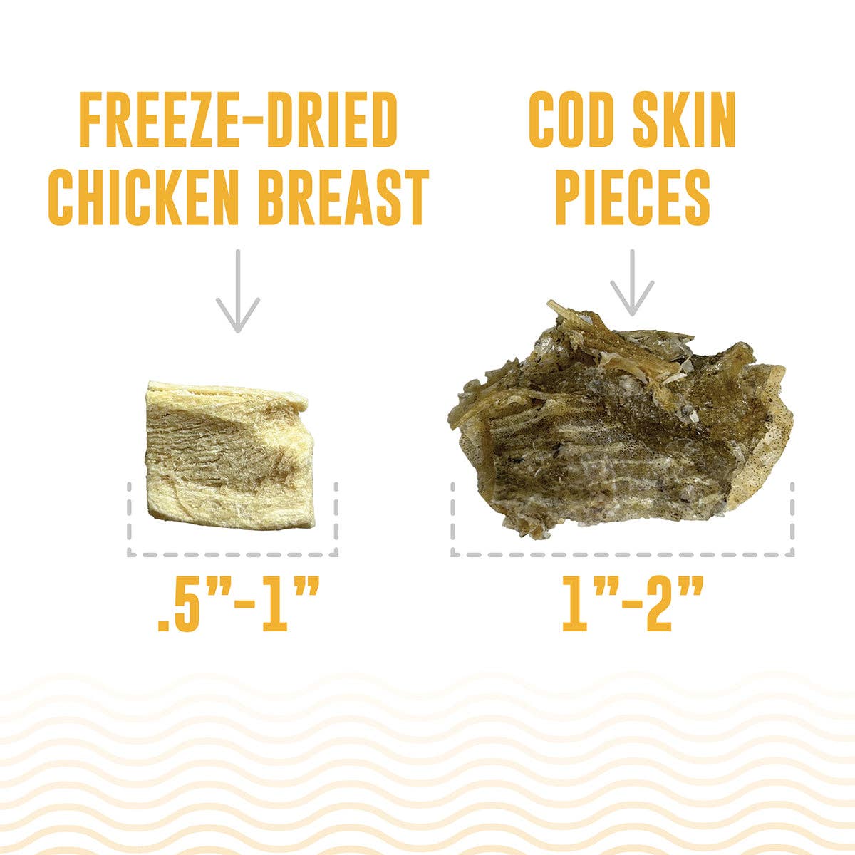 Icelandic+ Land & Sea Cod Skin Freeze-Dried Chickn Dog Treat