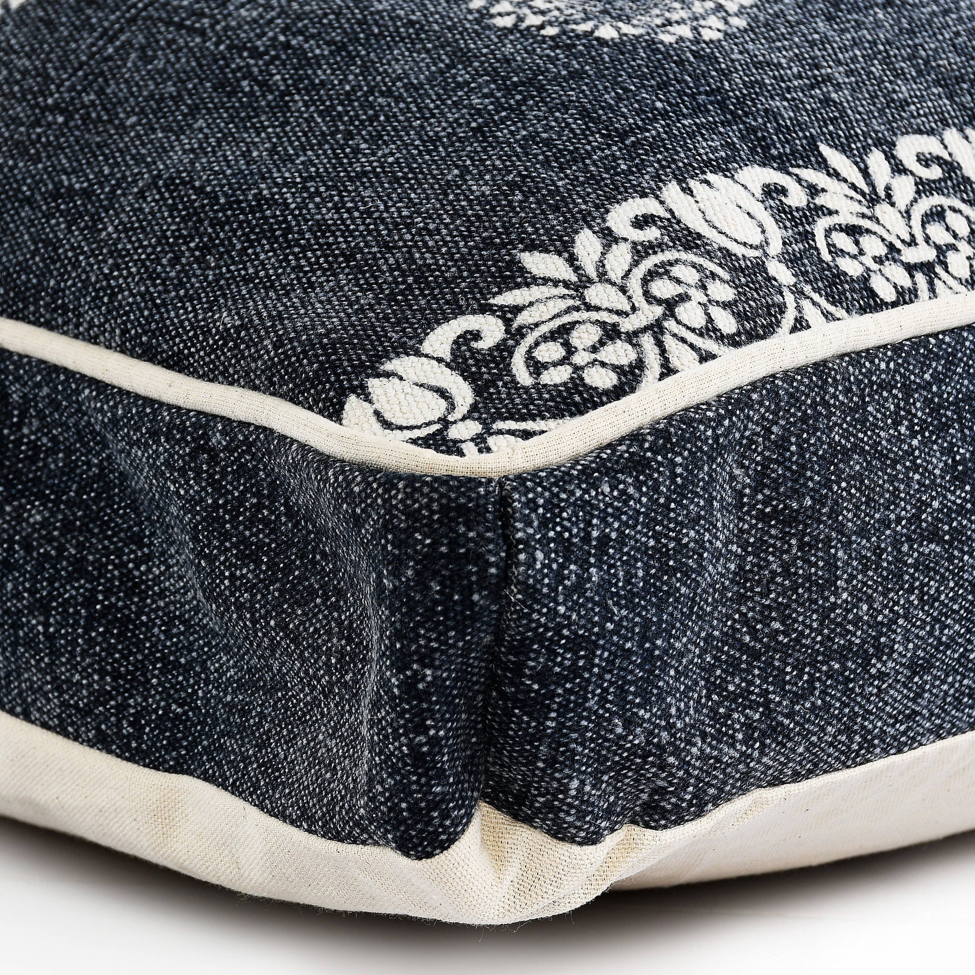Mandala Stonewash Pillow Pet Bed With Removable Cover