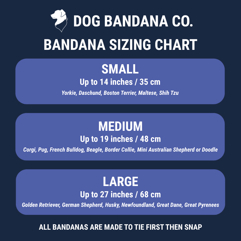 Coastal Charm Dog Bandana