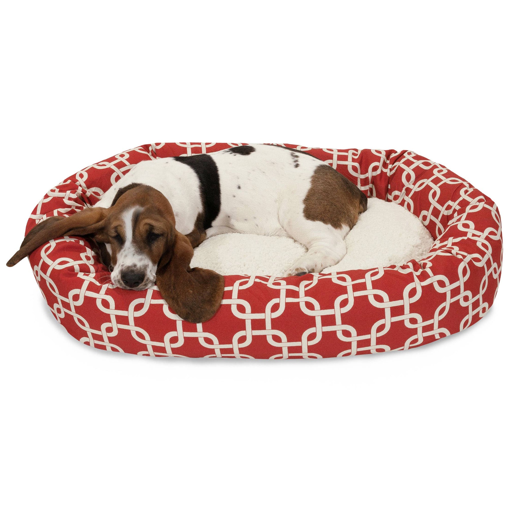 Links Sherpa Bagel Dog Bed