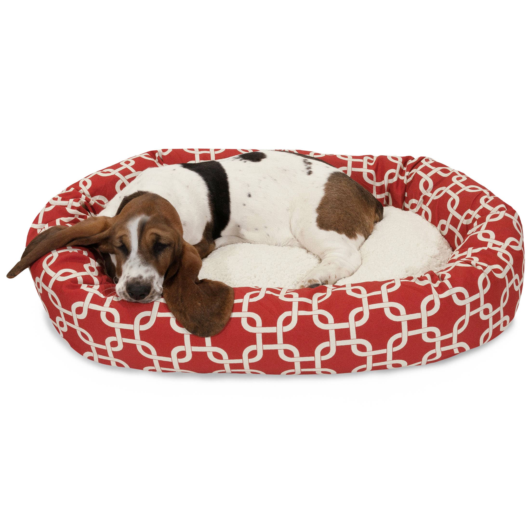 Links Sherpa Bagel Dog Bed