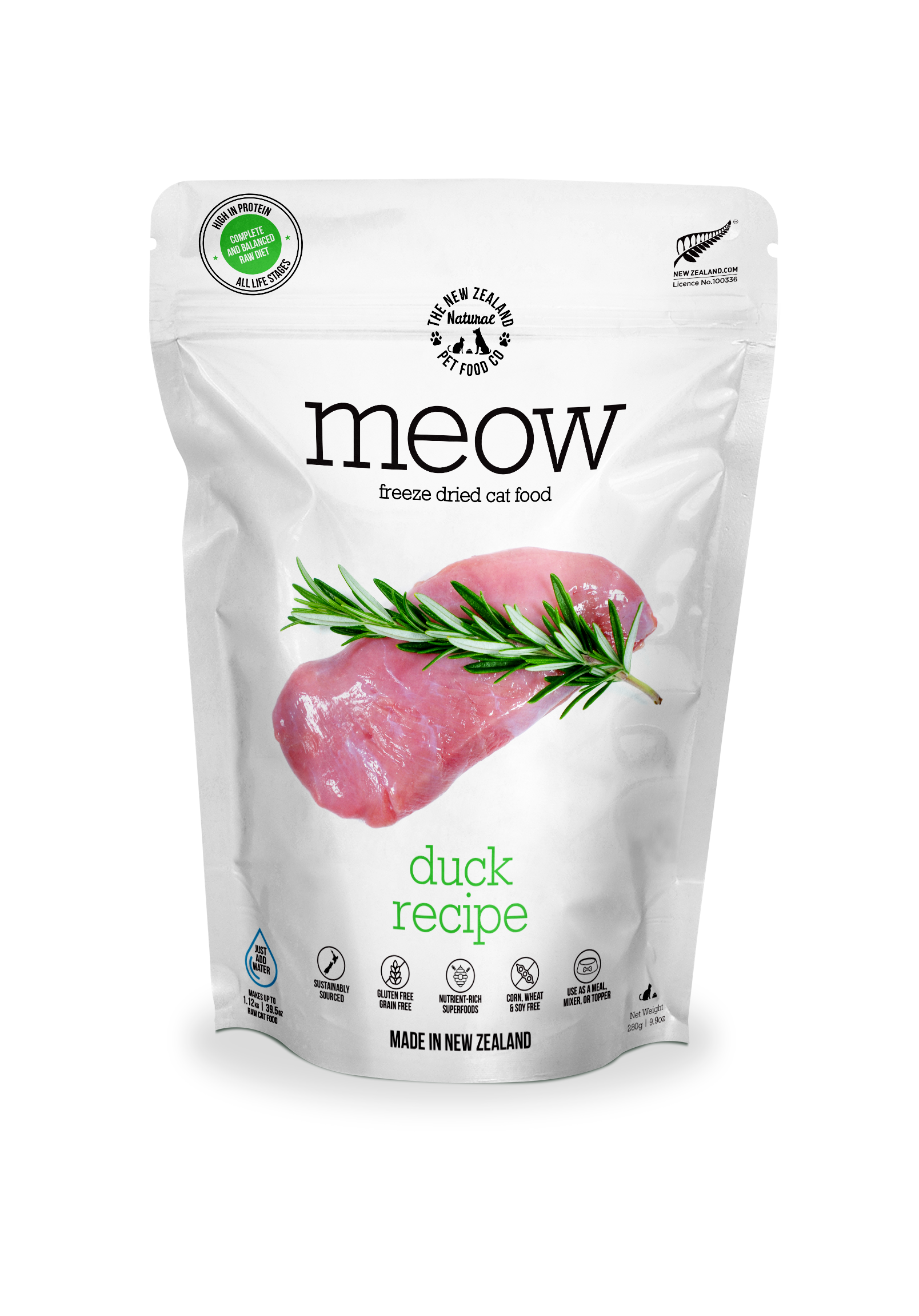 Meow Duck Freeze Dried Cat Food
