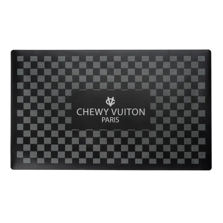 Black Checker Chewy Vuiton Placemat