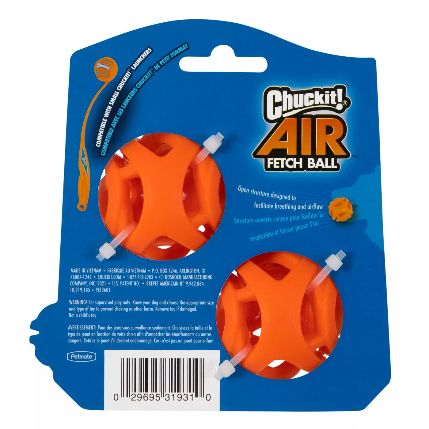 Chuckit!® Air Fetch Ball Dog Toy - 2 Pack
