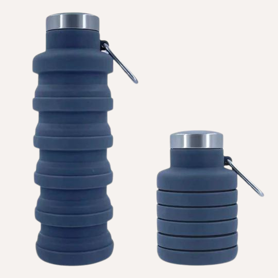 Collapsible Water Bottle with Clip
