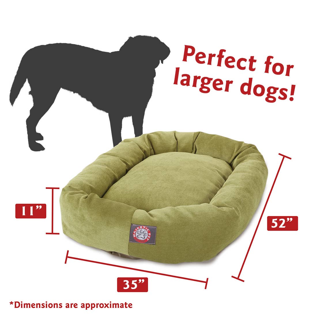 Villa Bagel Dog Bed