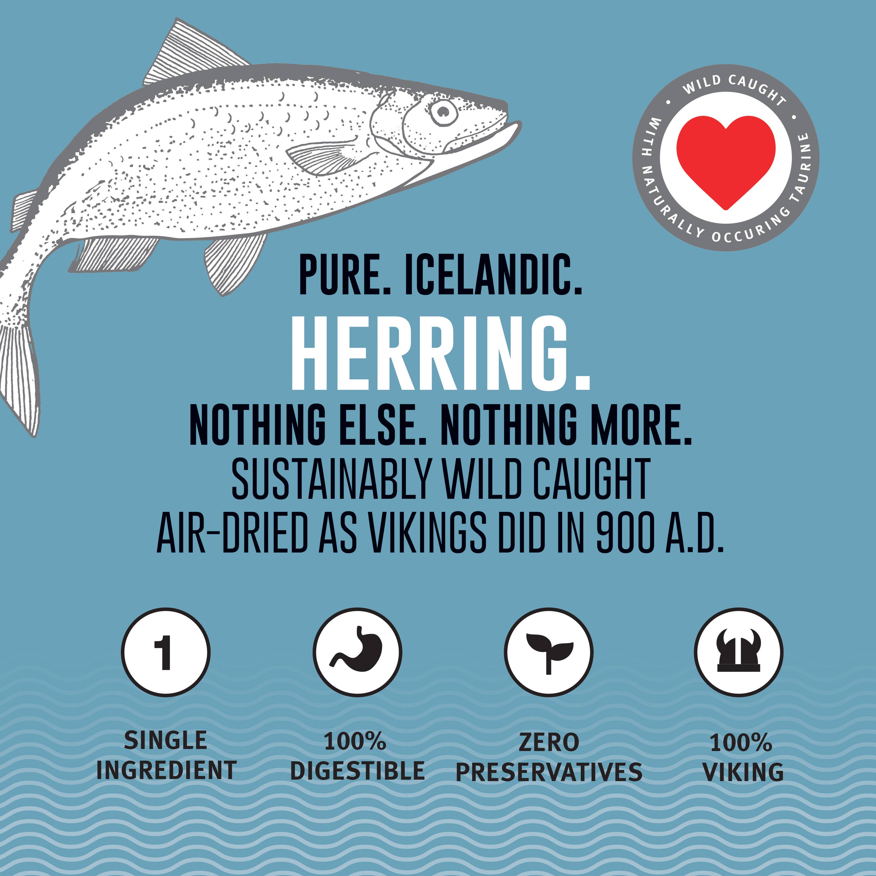 Icelandic+ Herring Whole Fish Dog Treats