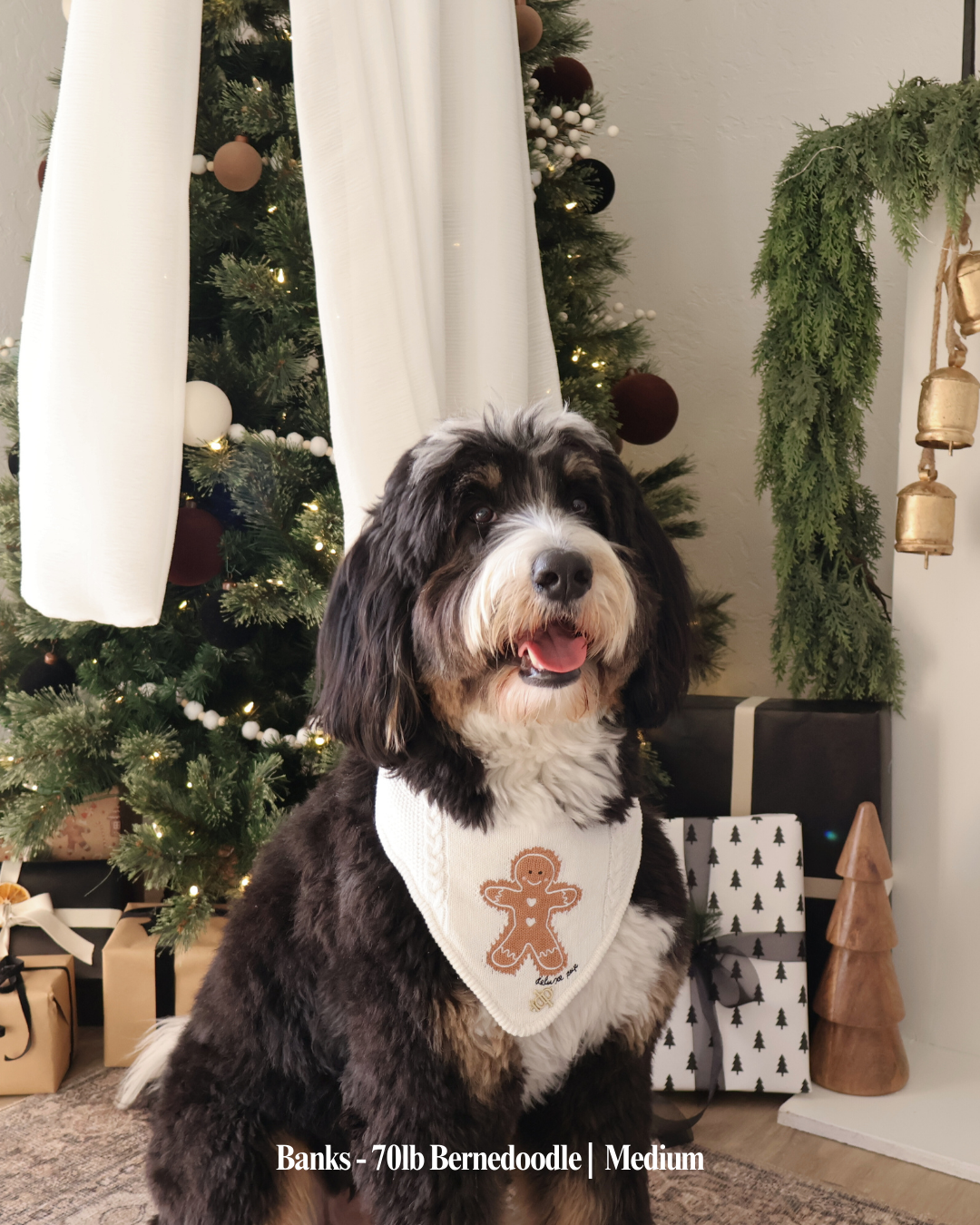 CHRISTMAS DOG BANDANA | GMAS GINGERBREAD