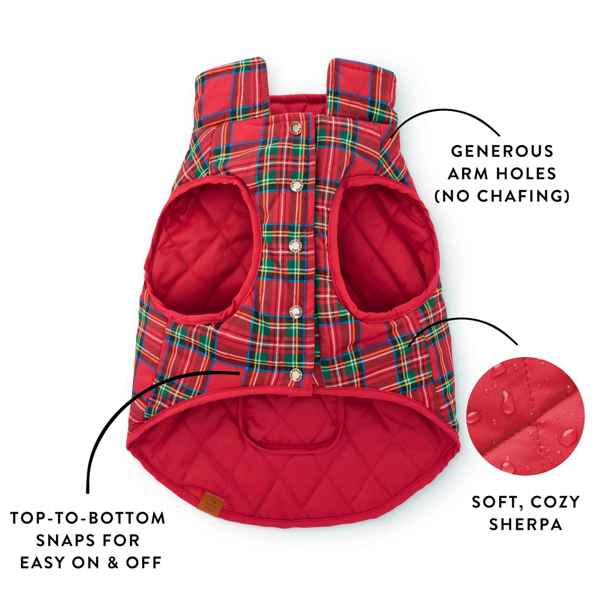 Tartan Reversible Dog Jacket