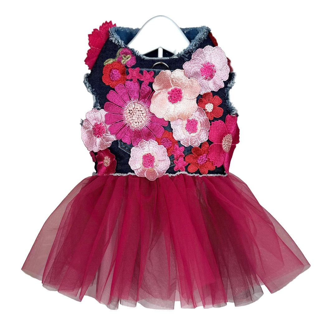 Raspberry Sorbet Bouquet Dress