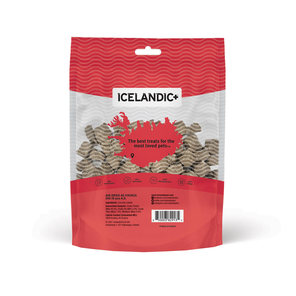 Icelandic+ Cod & Lobster Combo Bites Fish Dog Treat 3.0-oz