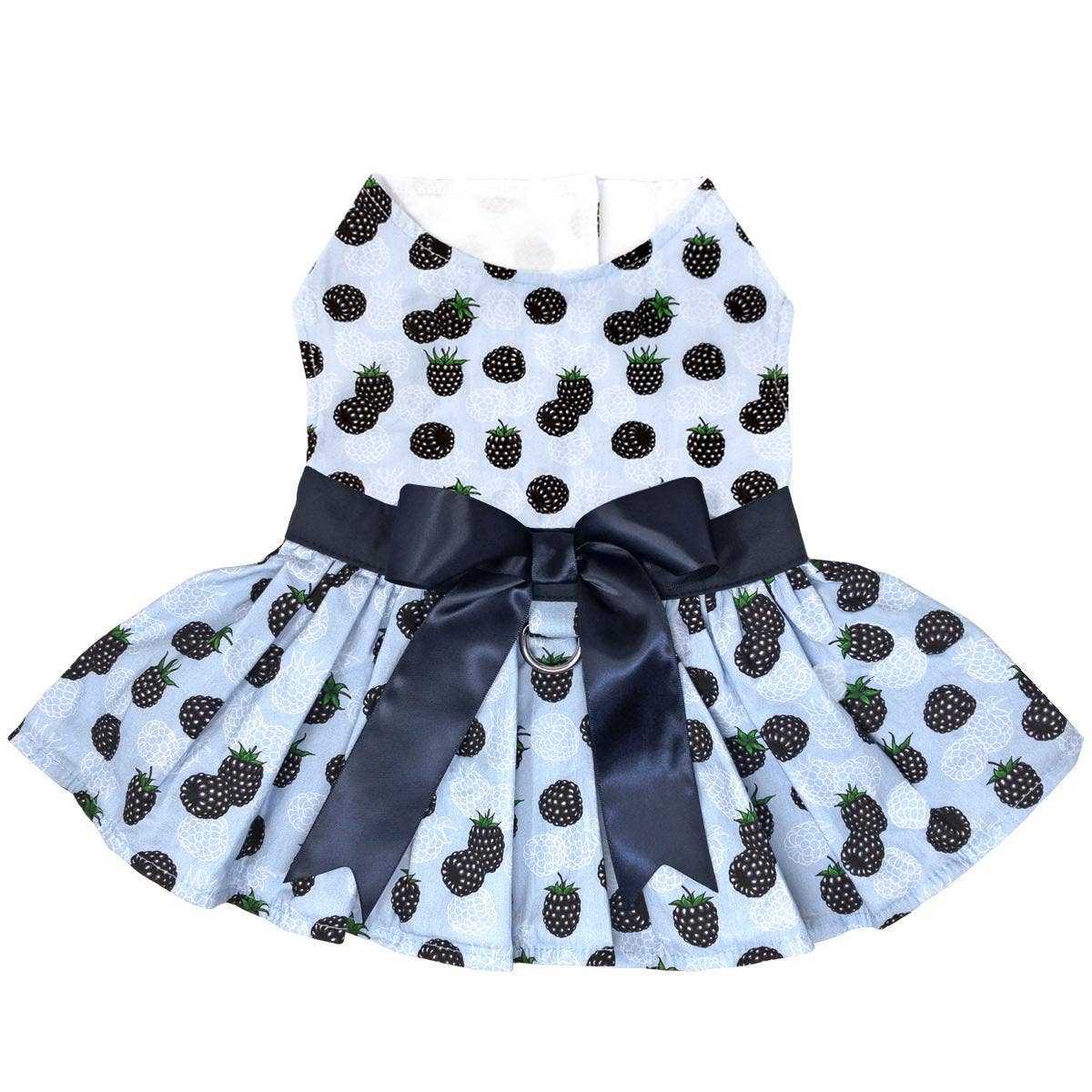 Blackberries Dog Dress w/ Matching Leash